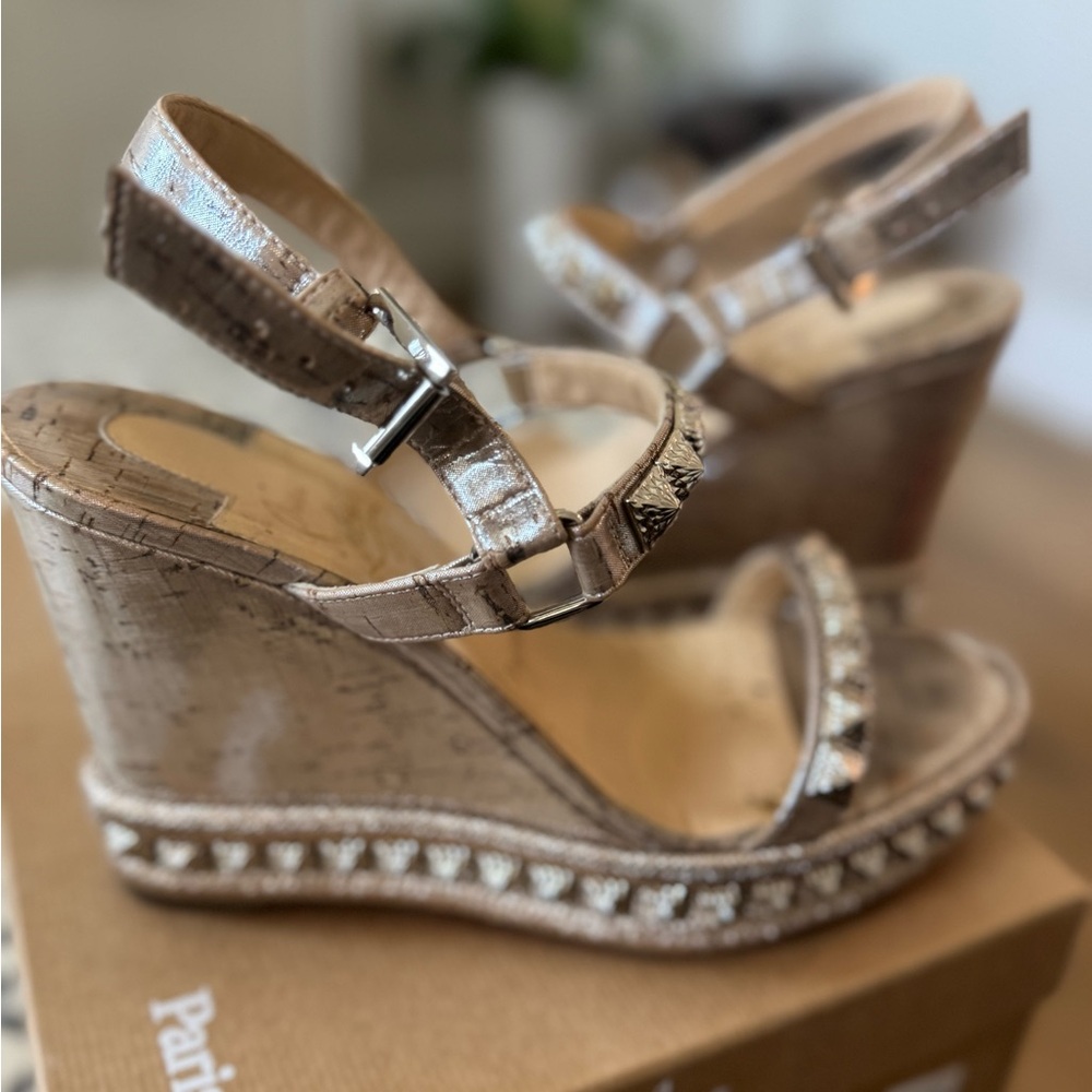 Christian Louboutin Wedges! Size 39!